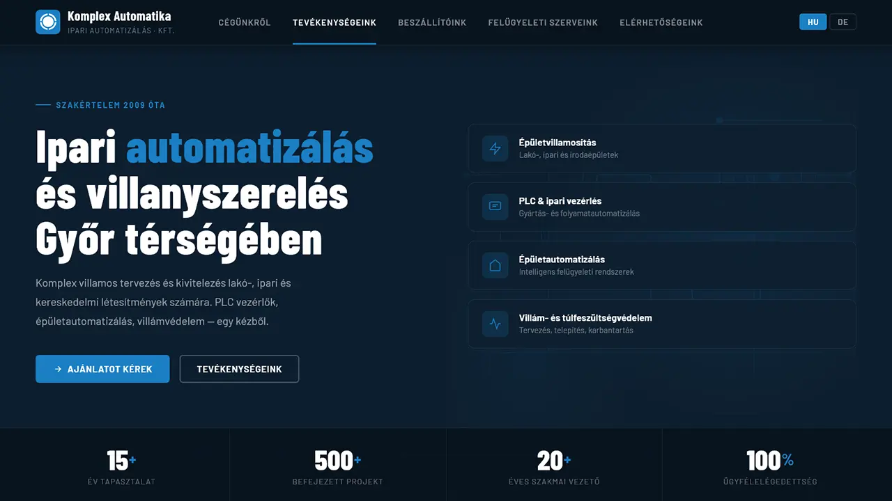 Komplex Automatika Ltd. – case study