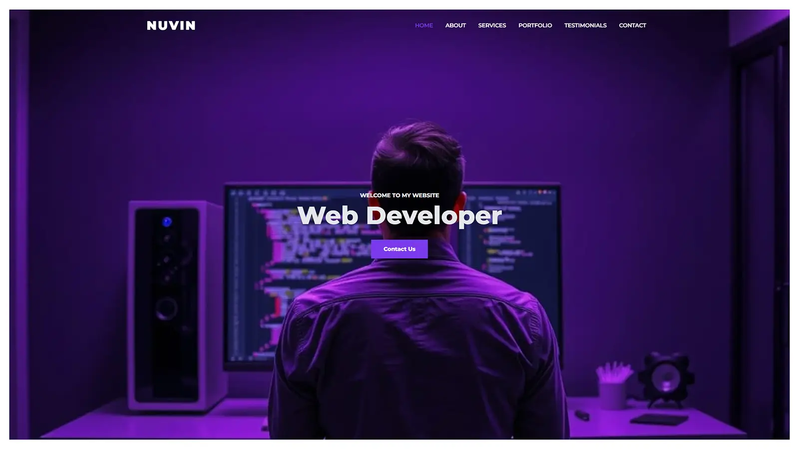 Nuvin Portfolio HTML Template