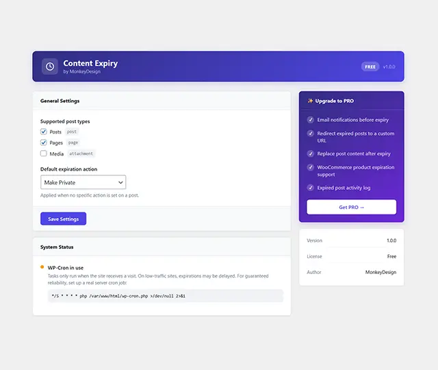 Content Expiry