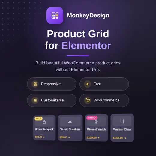 Építs gyönyörű WooCommerce termékrácsot – Elementor Pro nélkül, kód nélkül